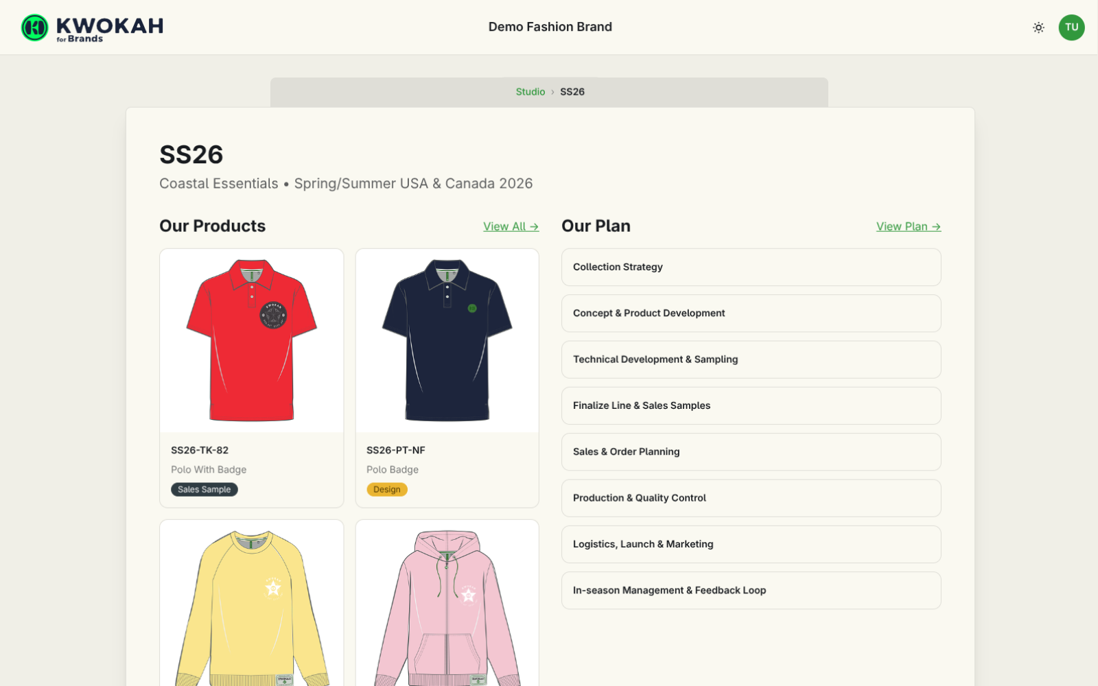 Kwokah collection overview